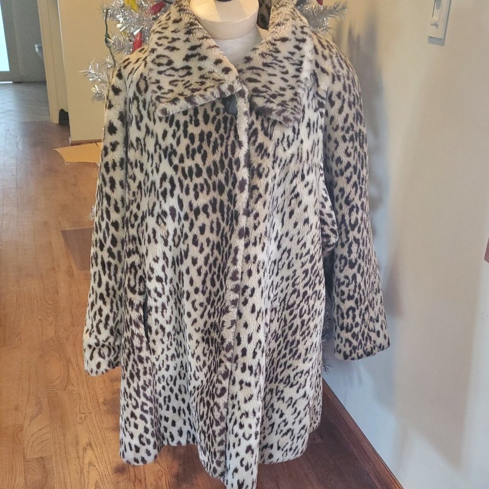 Vintge leopard, swing coat